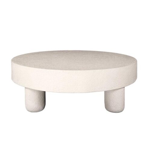 Loraine Salontafel rond Wit 110cm