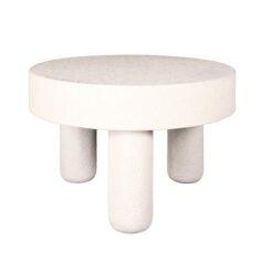 Loraine Salontafel rond Wit 80cm