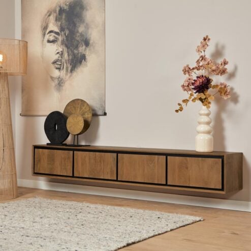 Zwevend tv meubel Sindacco 200 cm