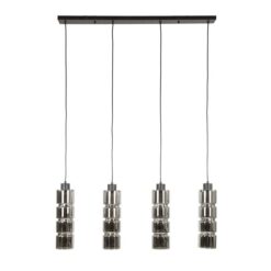 Silvio 4-lichts Hanglamp Glas