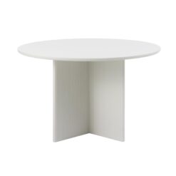 Alejandro Eettafel rond 110 cm greige