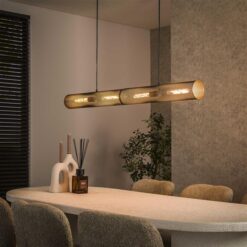 Celeste Hanglamp 4-lichts cylinder Metaal