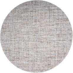 Cross vloerkleed Grijs/Beige Rond 160x160cm