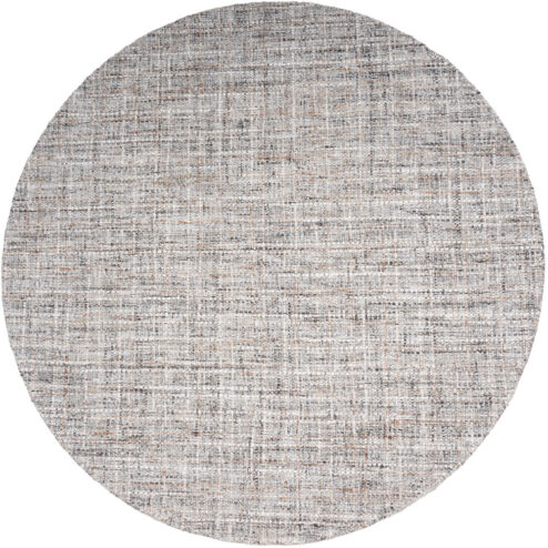 Cross vloerkleed Grijs/Beige Rond 160x160cm