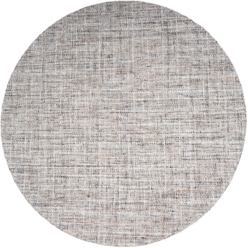 Cross vloerkleed Grijs/Beige Rond 200x200cm