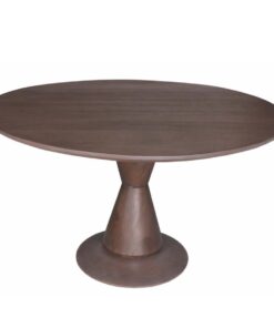 Eettafel Kira Walnoot 130 cm Rond