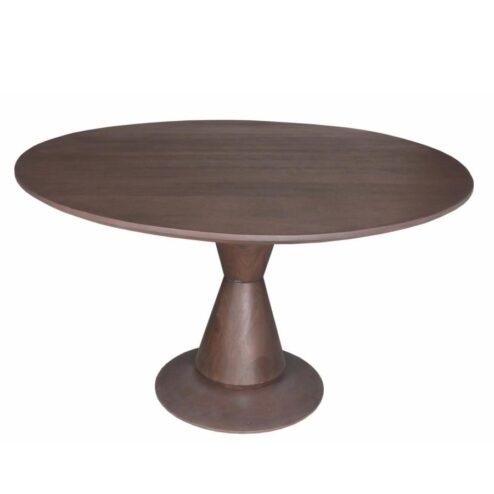 Eettafel Kira Walnoot 130 cm Rond