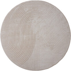 Ella vloerkleed Beige Rond 200x200cm