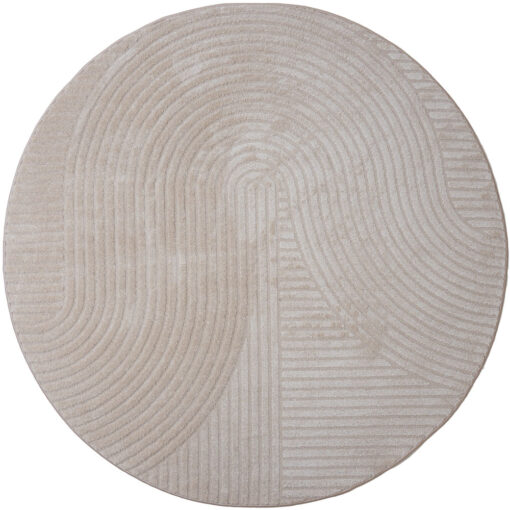 Ella vloerkleed Beige Rond 200x200cm