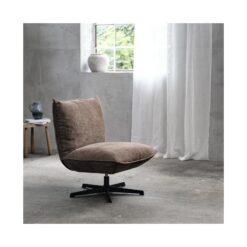 Fraes Fauteuil bruin chenille