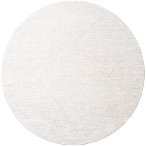 Nica vloerkleed Crème Rond 160x160cm