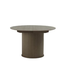 Nita Eettafel rond uitschuifbaar Donkerbruin 120-167 cm