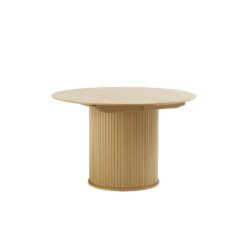 Nita Eettafel rond uitschuifbaar Naturel 120-167 cm