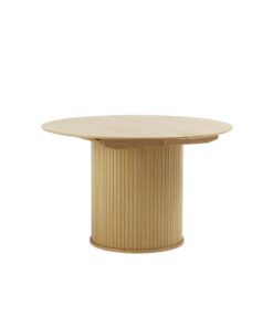 Nita Eettafel rond uitschuifbaar Naturel 120-167 cm