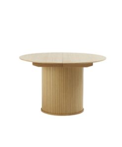 Nita Eettafel rond uitschuifbaar Naturel 120-167 cm