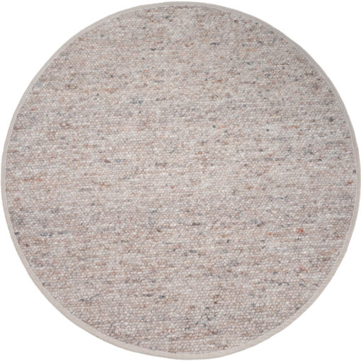 Stone vloerkleed Donker Beige Rond 200x200cm