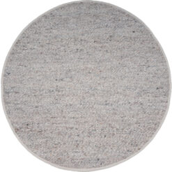 Stone vloerkleed Lichtgrijs Rond 160x160cm