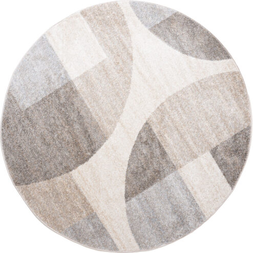 Tanno vloerkleed Beige Rond 160x160cm