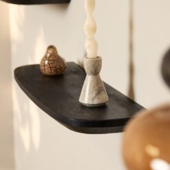 Wandplank Gavin Zwart 60 cm Set van 3 (2)