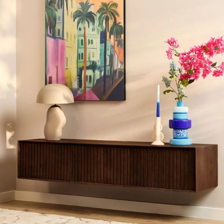 Zwevend Tv meubel Martin Walnoot 160cm