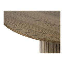 Nita eettafel donkerbruin eikenhout 120cm