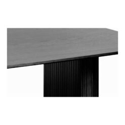 Nita Eettafel zwart deens ovaal 190cm