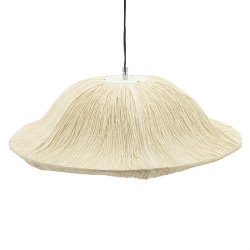 Lokta 1-lichts Hanglamp cap Creme