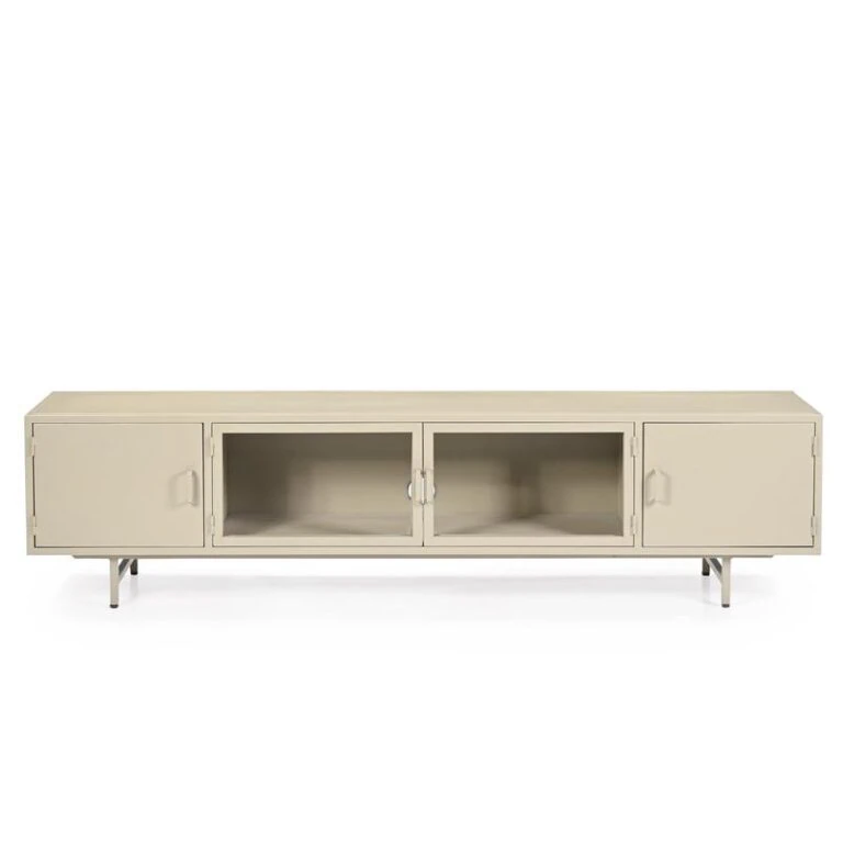 DPX Odin Tv meubel 4 deurs taupe 200cm