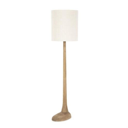 Rine 1-lichts Vloerlamp Bruin