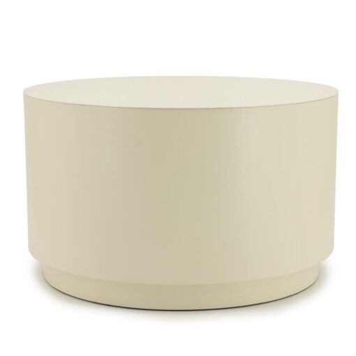 Salontafel Mesita rond Beige 60cm