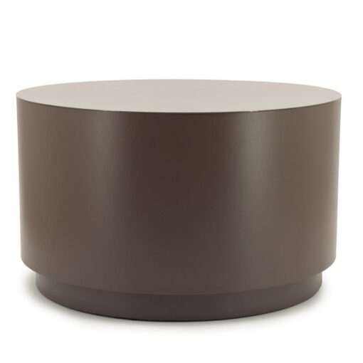 Salontafel Mesita rond Donkertaupe 60cm