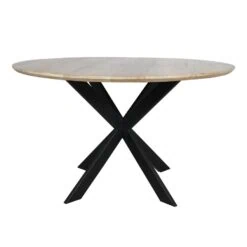 Ferry Eettafel Rond Naturel Eiken 130cm