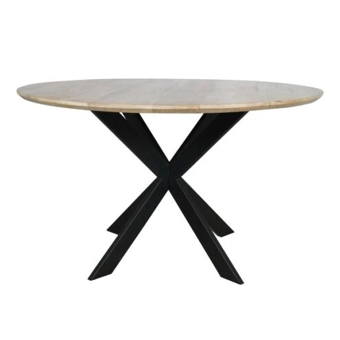 Ferry Eettafel Rond Naturel Eiken 130cm