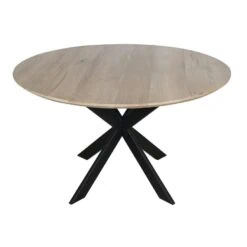 Ferry Eettafel Rond Naturel Eiken 130cm