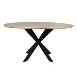 Ferry Eettafel Rond Naturel Eiken 150cm