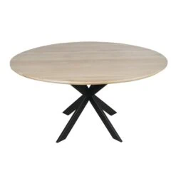 Ferry Eettafel Rond Naturel Eiken 150cm