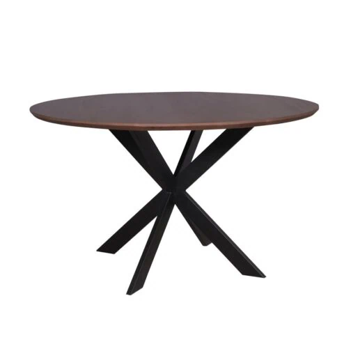 Ferry Eettafel Rond Walnoot Eiken 130cm