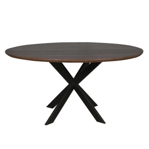 Ferry Eettafel Rond Walnoot Eiken 150cm