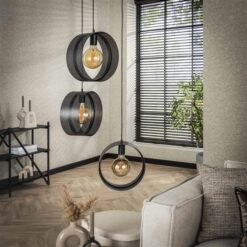 Juno 3-lichts Hanglamp Charcoal