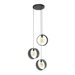 Juno 3-lichts Hanglamp Charcoal