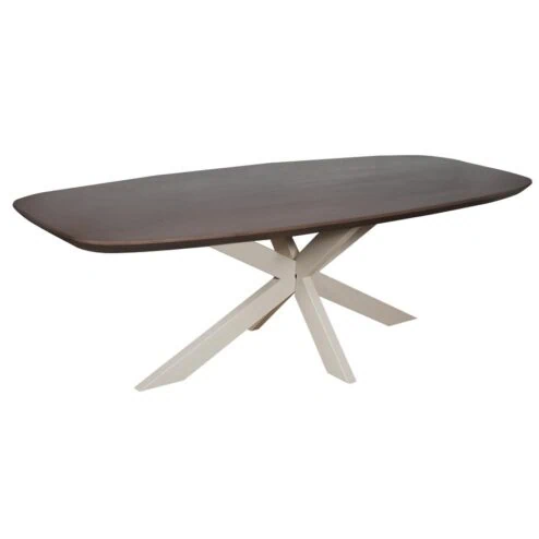 Eettafel Martin Walnoot Deens Ovaal 200 cm