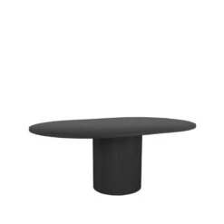 Eettafel Oliva Zwart Uitschuifbaar 150-200cm