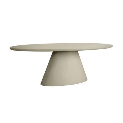 Mello Eettafel ovaal beige 220 cm