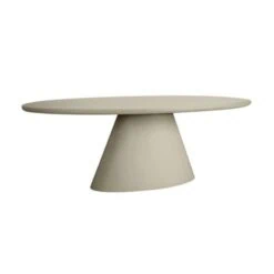 Mello Eettafel ovaal beige 240 cm