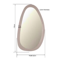 Spiegel Lucien 70 cm Zand