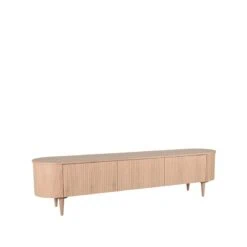 Tv Meubel Oliva Naturel Eikenhout 220cm