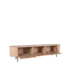 Tv Meubel Oliva Naturel Eikenhout 220cm