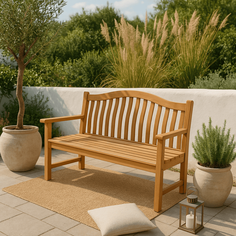 Tuinbank teak Ergo 158cm