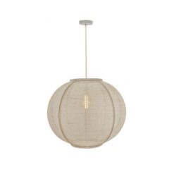 Fabric 1-lichts Hanglamp Zand 68cm