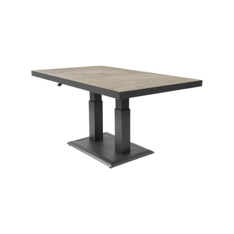 Loungetafel verstelbaar Murcia Noir 140cm